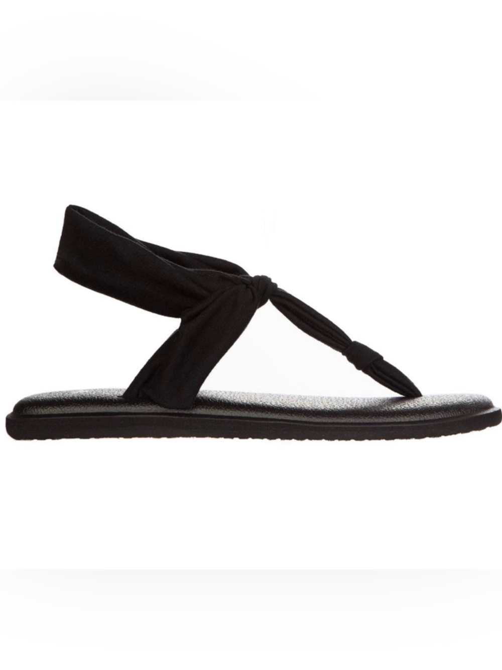 Sanuk | Black Ella Yoga Sling Sandals | Size 9
